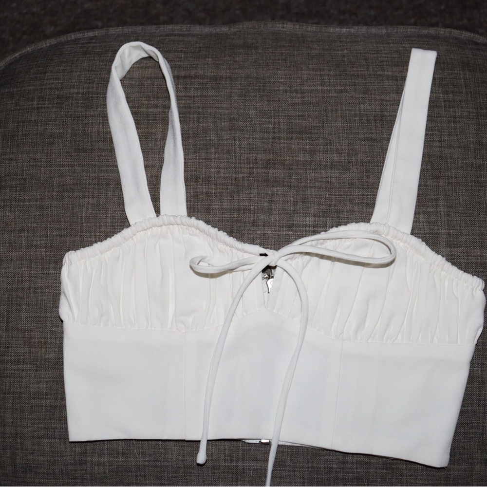 White Fox Boutique White Crop Top
